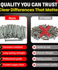 5/16-18 X 5 Inch Stainless Hex Head Bolts, 304 Stainless Steel, Coarse Thread USS, Heavy Duty Outdoor Grade Hardware For Decks, Fences, And DIY Projects displayed as corrosion-resistant bolts