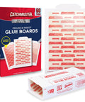 Heavy Duty Glue Traps 60 Pack Extra Sticky XL Pest Boards For Mice And Insects with assorted pattern traps.