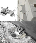 Heavy Duty 10 Piece 304 Stainless Steel Sink Clips Kit For Undermount Installation In Kitchen And Bathroom Epoxy Securing Brackets And Fasteners Corrosion Resistant Mounting Hardware For Easy Install And Secure Undermount Sinks
