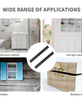 Wide range of applications for Six Pack Rock Solid Black Piano Hinges 18 Inch Heavy Duty Continuous Barrel Hinges for Cabinets.
