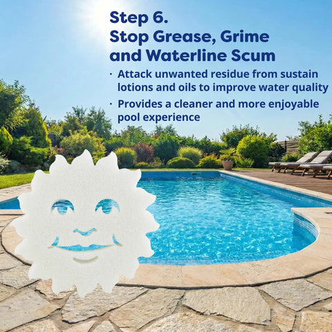 Pool Opening Starter Kit For Above Ground And In Ground Pools Up To 7500 Gallons, Including Chlorine, pH Balancer, Alkalinity Adjuster