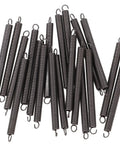 Super Cool 20 Pack Stainless Steel Mechanical Extension Springs With Hook Ends For Lawn Tractors Home Repairs And DIY Hardware Projects, black springs