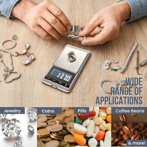 Compact Digital Scale With.01 Gram Precision For Jewelry Gold And Coins Portable Grab And Go Scale 300g Capacity Multi Unit Conversion