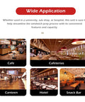 Various applications of Heavy Duty 48 Inch Sandwich And Salad Prep Table Refrigerator in cafes, cafeterias, canteens, hotels, and snack bars.