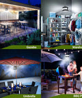 160 LED Outdoor Solar Lights Waterproof No Fuss Hang Pendant With Remote lighting gazebo, warehouse, umbrella, BBQ party