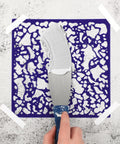 3 Pack Knockdown Texture Spray Stencil Drywall Repair Kit With 8x8 Inch Texture Sponges for plaster walls application