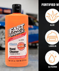 Fast Orange Heavy Duty Mechanic Hand Cleaner With Pumice Lotion, 7.5 oz bottle, natural citrus scent, skin conditioning.