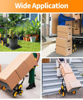 Beefed Up Stair Climber Hand Truck With 770 Lb Capacity Foldable Stair Dolly for versatile use with heavy boxes and plants