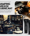 Two Tubes 10G Synthetic Damping Grease For Optical Instruments Household Appliances And Rolling Parts, next to camera and microscope