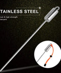 Diving Pointer Stainless Steel Underwater Tickler And Noise Maker With Lanyard For Scuba Diving Built In Measuring Scale