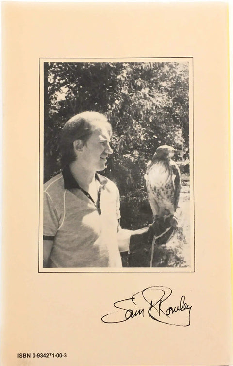 Falconry Essentials For Modern Practitioners A Practical Real World Guide To Training, Hunting, And Caring For Birds Of Prey In Todays Field First Edition Used Copy, black and white photo of man with bird