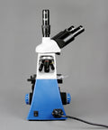 Lab Workhorse Triocular Compound Microscope With 40x To 1000x Magnification LED Illumination Coaxial Coarse And Fine Focus Double Layer
