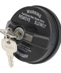 Locking Gas Cap For Jeep Dodge Chrysler Ram SUVs And Trucks With Keyed Lock 05278655AB 5278655AB, black with keys