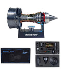 Jet Engine Model TR900 Turbofan Kit for Aviation Nerds with packaging and assembly parts visible