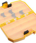 Open yellow case for 10-Piece SDS Plus Rock Carbide Anchor Drive Installation Kit showing interior compartments.