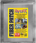 Badass UV Cure Fiberglass Repair Patch 9 X 12 Inches Quick Fix Flex Sheet in packaging, showcasing design and application areas.