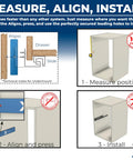 Installation process using Undermount Drawer Slide Jig For Cabinet Hardware Installation, Pro Grade Woodworking Tool For Quick Drawer Alignment, Side Mount Drawer Slides Compatible, Cabinet Jigs For Fast, Accurate Installations.