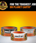 Heavy Duty White Duct Tape 1.88 Inch Wide, 30 Yard Roll Pack Of 2, UV Resistant, displayed with black and silver options
