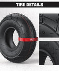 3.00-4 Tire And Inner Tube With TR87 Bent Valve For Pocket Rocket E300 E300S E325 Go Kart Mini Chopper Scooter details