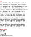 Pro Grade Durable Stainless Steel Archery Insert Arrow Points 4.2mm Glue In 24 Pack size and weight specifications chart