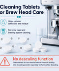 Cleaning Tablets for Brew Head Care, part of 2 Water Filters And 16 Cleaning Tablets For Ninja Luxe Cafe Espresso Machine Replacement Kit.