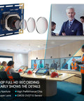 USB Camera Module With Autofocus 2MP 1080p FHD Industrial Grade Webcam 100fps imaging in a conference room setting