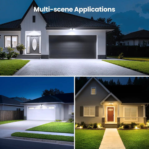 2 Pack Adjustable Twin Par Outdoor Flood Light Fixture Max 300W Security Lighting With Switch Control For Garage Driveway Porch Gives Hella Bright Coverage And Rock Solid Installation