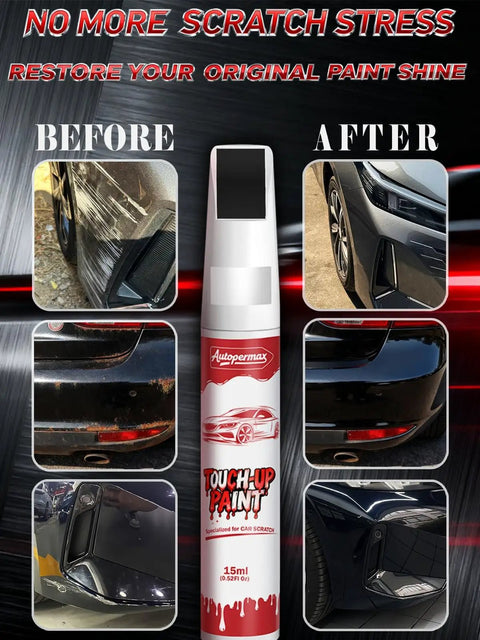 GMC White Frost Tricoat Touch Up Paint Pen Two In One Scratch Repair For Vehicles Color Accurate Chip Nicks Scuffs No Fuss