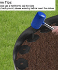 Installing Two Inch Tall Garden Edging Kit With 100 Feet Of Border And 120 Spikes, Plastic Landscape Edging For Lawn, Easy Install For DIY Landscaping
