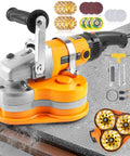 Beast 2800W Electric Diamond Polisher Machine With 6 Diamond Wheels Kit Concrete Floor Grinder on cement surface
