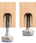 Heavy Duty Furniture Levelers With Adjustable Legs For Tables Chairs Cabinets And Sofas Leveling Feet With Large Base No Sweat Leveling
