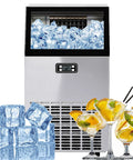 Portable Countertop Ice Maker Makes 45 Pounds Daily Rapid Freeze System with 45 fresh cubes and drinks ready for serving.