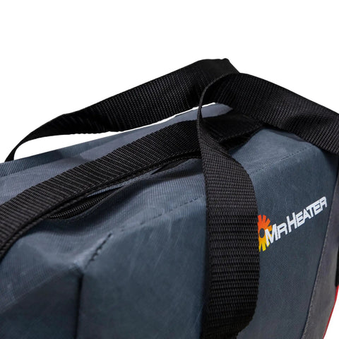 Carry Bag For 18,000 BTU Big Buddy Heater With Quick Access Two 1Lb Propane Cylinder Pockets in rugged black finish