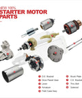 Exploded view of Drop In Replacement Starter Motor For Ford Escape 2013 2016 1.6L And Fusion 2013 2020 1.5L 1.6L