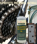 Go-To Odorless Coconut-Derived Clipper Oil, 8 Oz Large Bottle for clipper blades, bike chain, and door hinge lubrication