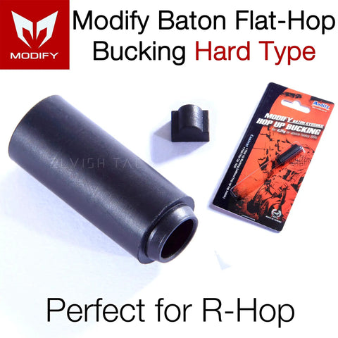 Modify Baton Flat-Hop Bucking for R Hop AEG Upgrade Kit with ZCI 6.02mm Tightbore Barrel, R-Hopped Performance, and Modify Flat Hop Bucking