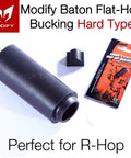 Modify flat-hop bucking for R Hop Go-To Upgrade Kit For Airsoft AEG Featuring ZCI 6.02 Tightbore Barrel CNC hop chamber