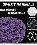 Close-up of abrasive disc material for 33 Pcs Polishing Grinding Disc Set For Auto Body Sheet Metal Heavy Duty Abrasive Wheels