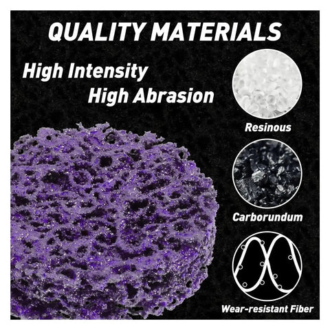 Close-up of abrasive disc material for 33 Pcs Polishing Grinding Disc Set For Auto Body Sheet Metal Heavy Duty Abrasive Wheels