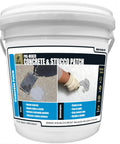 Pre Mixed Concrete And Stucco Patch For Exterior And Interior Repairs DIY Friendly No Mixing Needed Ready To Use Gray Paste One Quart With High Strength Adhesion For Walls Floors Holes Cracks And Surface Defects, front view