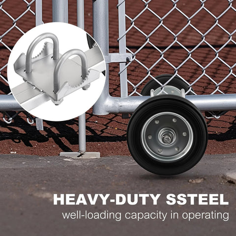Adjustable Sliding Gate Wheel 8 Inch Tensioner Set With Mounting Bracket And U Bolts Premium Gate Accessory for metal gate