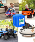 12V Rechargeable Lithium Battery 7800mAh With Charger and Bare Leads for RC Cars and Toys