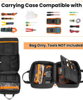 Carrying Case For Klein Tools 80101 ET310 AC Circuit Breaker Finder And Electrical Test Tools with clear PVC pocket shown