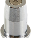 Close-up of Big JD9 Sprayer Gun Nozzle Tip 3 To 8 GPM With Five Size Options 38602, showing metal construction and 2.5 mm orifice
