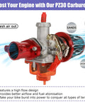 PZ30 30mm Carburetor Upgrade Kit For Predator 420cc 301cc And GX Series Engines shown with enhanced airflow design