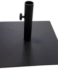 Heavy Duty Steel Plate Umbrella Base 36 Lbs Solid A Grade Steel With Black Powder Coat Low Profile Under 1 Inch And 20 By 20 Inch Footprint