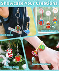 Shrink Art Sheets Kit For Kids With 75 Pre Cut Designs For Instant Fun Easy Coloring And Keychain Making Craft Set No Cutting Needed Diy Craft Project For Boys And Girls Creative Gift Idea on backpack charms, window display art, bracelet decorations, Christmas charms