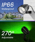 15W RGBW Outdoor Landscape Lights Kit With Remote Control IP66 Pathway Flood Lights For Yard And Garden 8 Pack