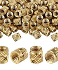 Bulk 300 Pcs M4 Threaded Inserts For 3D Printing Knurled Brass Heat Set Nuts M4 X D6 X L6 For Plastic Projects No Fuss Easy Secure Fixation