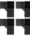 Heavy Duty 4x4 Pergola Brackets Kit with 3-Way Corner Design and 4 Pieces for Awesome DIY Outdoor Wood Projects, Shields Beams
